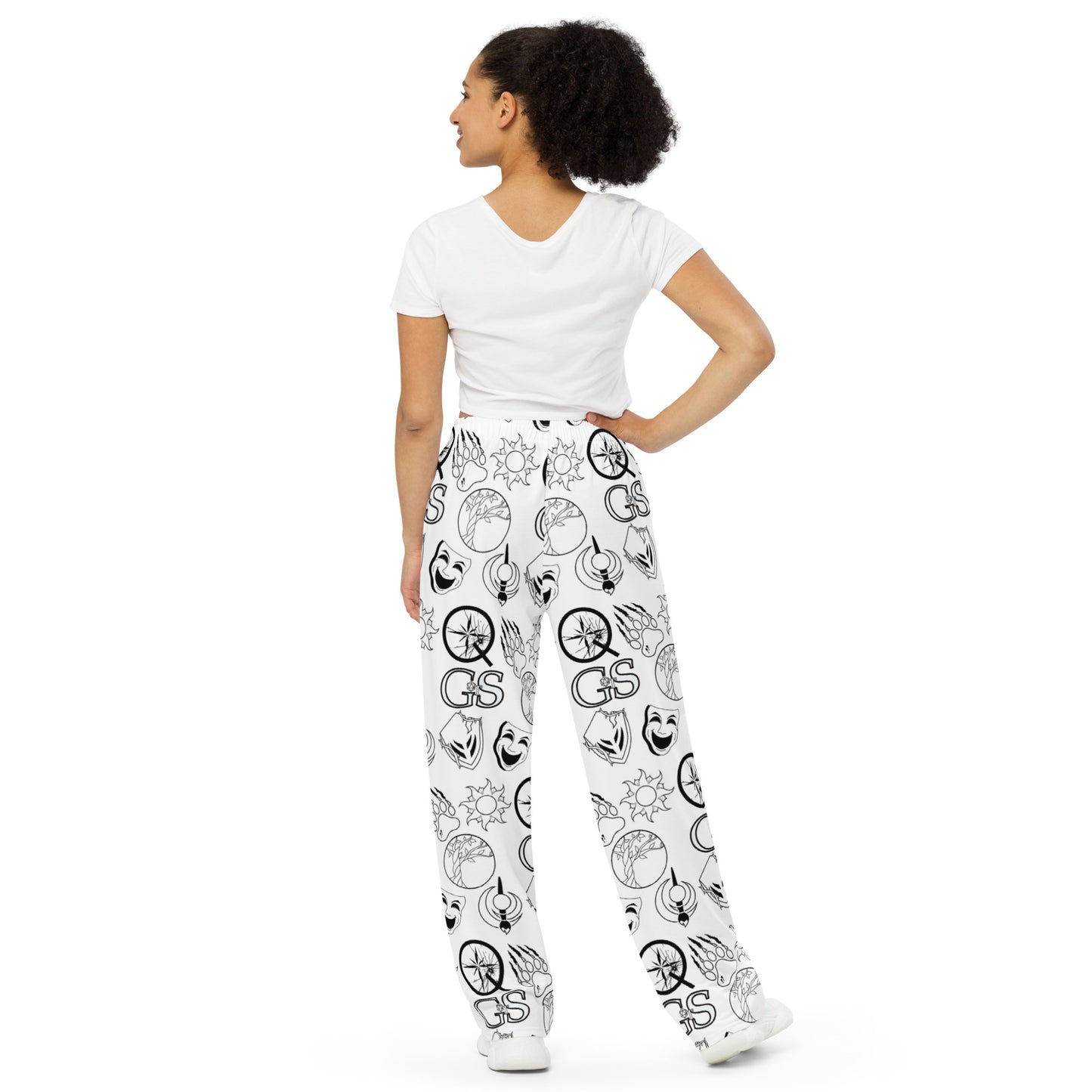 Character Emblem Lounge Pants - Ghost White