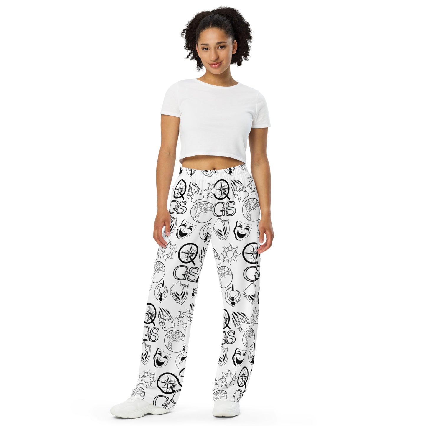 Character Emblem Lounge Pants - Ghost White